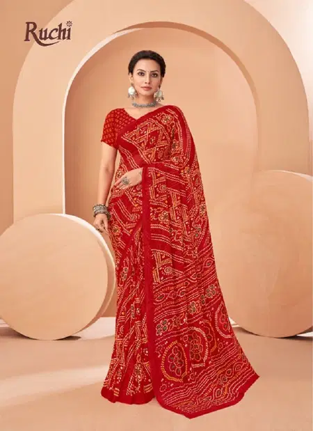 Star Chiffon Vol 195 By Ruchi Chiffon Saree Bulk Orders In India